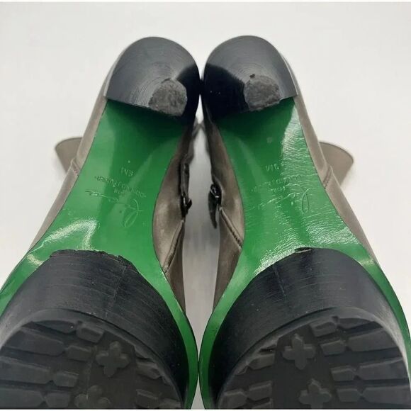 LISA for‎ DONALD PLINER Lago US 9M Taupe Leather Platform Stiletto Ankle Boots - Picture 10 of 12